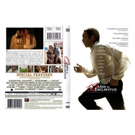 12 Años de Esclavitud Película en DVDZima