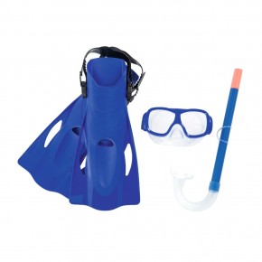 Set de Visor con Snorkel y Aletas Freestyle en color Azul BestwayBestway
