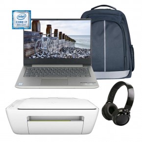 Laptop Lenovo Ideapad 330s-14ikb Core I7 Quad Core 1tb 8gb + Impresora, Mochila y AudifonosLenovo