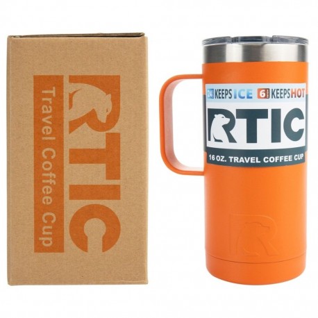 Taza Térmica Coffee Cup 16 oz./473 ml. Naranja Mate RTICRTIC