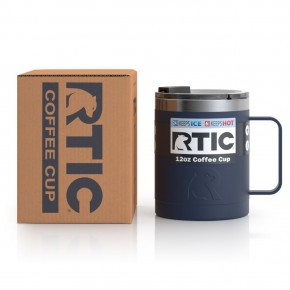 Taza Térmica Coffee Cup 12 oz./355 ml. Azul Mate RTICRTIC