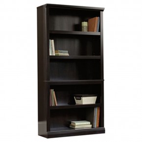 Librero Sauder Miscellaneous Storage estilo contemporaneo modelo en color negroSauder
